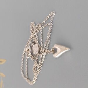 Robert Lee Morris Sterling Heart Necklace